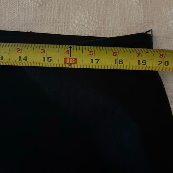 Everlane Curvy Side Zip Black Trousers Women’s Plus Size 20 Elastic Waistband - Picture 11 of 12